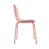 Manhattan Comfort Madeline Chair, Rose Pink Gold and White 197AMC6
